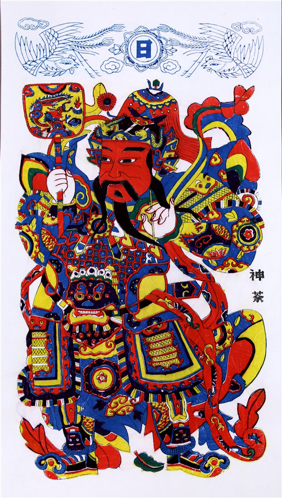 杨家埠木版年画中的门神