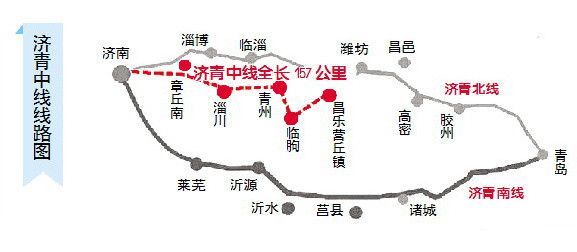 济青中线方案敲定 途经潍坊市青州,临朐,昌乐