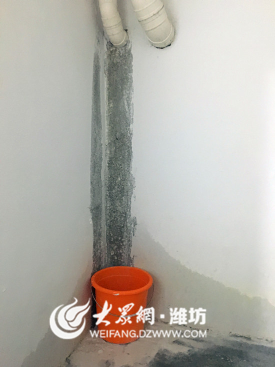 天天315潍坊润地凤凰城水管漏水地下室被淹半月