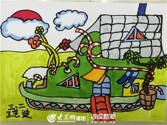 金沙乐娱场9159最新版志远小学“未来已来”科幻画比赛(图3)