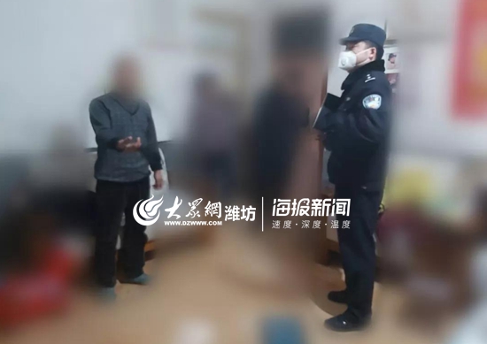 潍坊寿光拒不配合疫情管控4名男子被警方处理