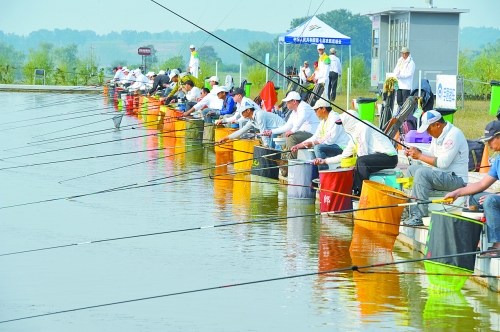 农运会钓鱼比赛:90分钟钓鱼236尾 不到23秒1条