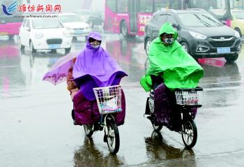 潍坊24日大范围降雨 持续旱情得到缓解