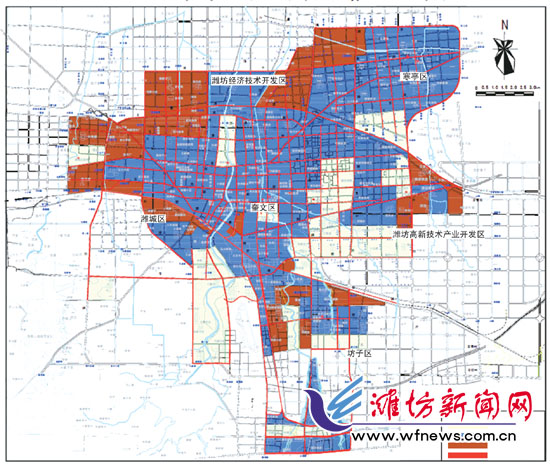 潍坊市划定市区声环境功能区 共分为4类