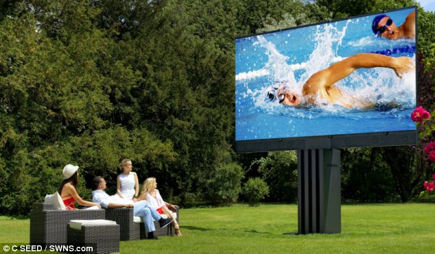 The C Seed 201 is the world's largest TV with a 16-foot wide LED screen