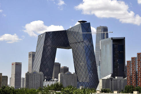 上海大裤衩建筑图片