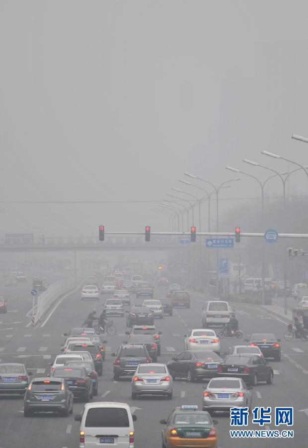 北京再次遭遇雾霾天气_潍坊大众网