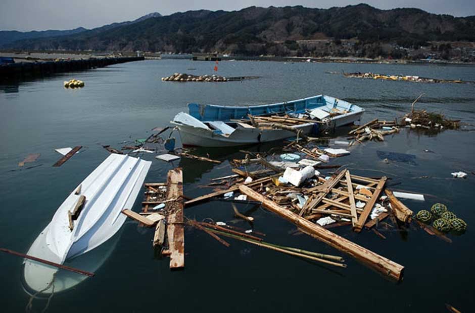 日本海嘯垃圾形成巨島 正漂向美國