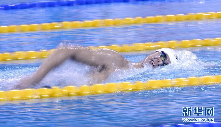 孙杨获全运会男子1500米自由泳冠军