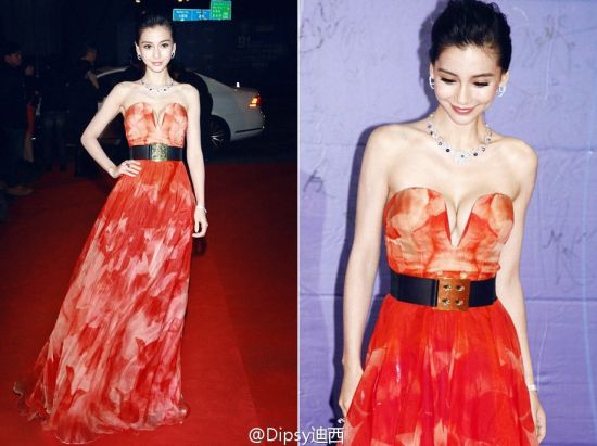 Angelababy in Alexander McQueen 2013ϵгϯ